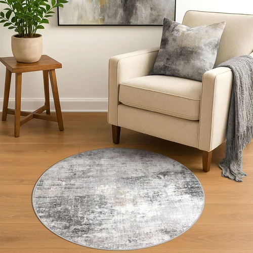 Miniatura 11 de IOHOUZE Alfombra abstracta lavable de 3 x 12 pies para pasillos, antideslizante para cocina, camino de entrada de lana sintética para interiores