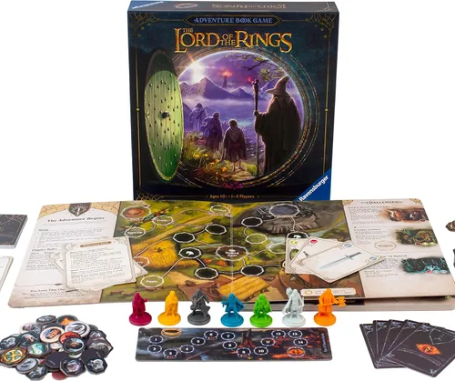 Juego de Libro de Aventuras de El Señor de los Anillos | Jugabilidad Cooperativa Inmersiva | Formato Innovador de Libro por Capítulos | Sistema de