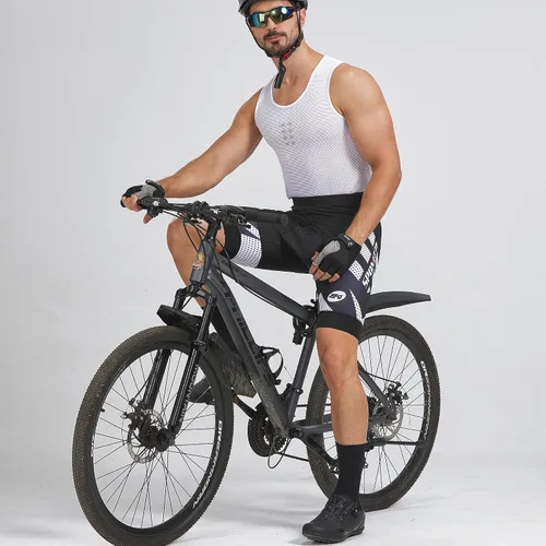 Miniatura 120 de sponeed Pantalones cortos de ciclismo para hombre, pantalones acolchados para ciclismo, ropa de ciclismo