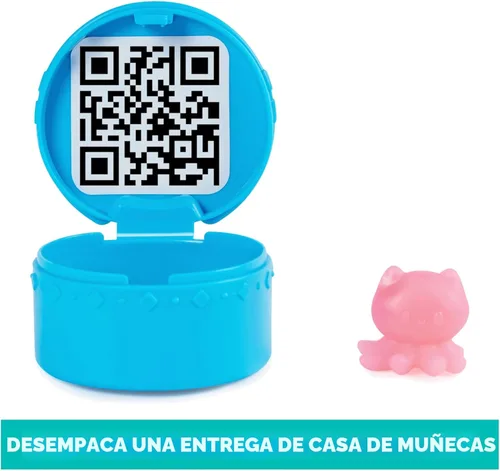 Miniatura 5 de Gabby's Dollhouse, Playset de Piscina Purr-ific con Figuras de Gabby y Mercat, Colas de Sirena que Cambian de Color y Accesorios de Piscina