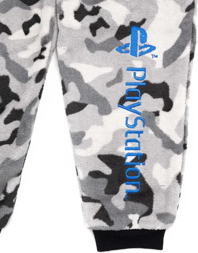 Miniatura 6 de PlayStation Onesie Boys All In One Camo Game Kids, gris