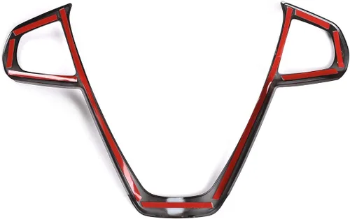 Miniatura 8 de Cubierta del marco del volante de automóvil ABS para BMW Serie 3 Serie 5 Serie 7 Serie 6 GT X3 X5 X7 G01 G05 G07 G20 G30 G11 Luxury 2019-2020 Negro