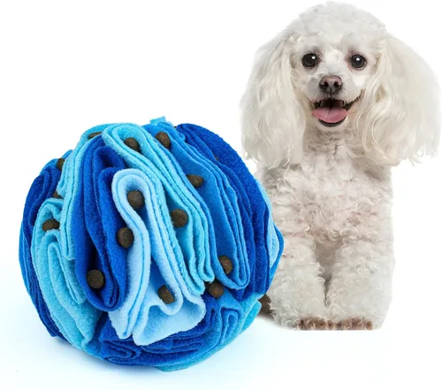 Miniatura 25 de Pelota de olfateo para mascotas, bola interactiva para perros ciegos, entrenamiento para aliviar el estrés, juguetes de enriquecimiento para perros