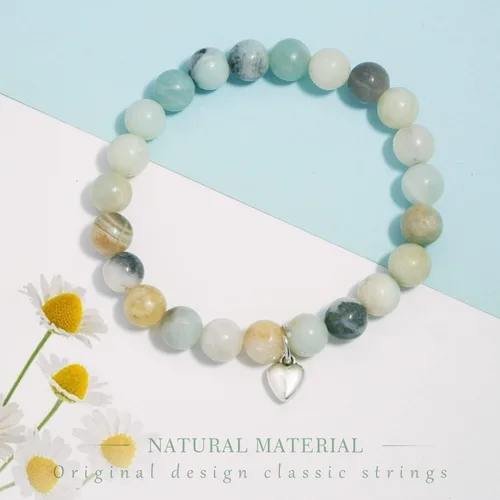 Miniatura 5 de Regalos para mujeres, pulsera curativa de piedra natural, regalos inspiradores para mujeres, adolescentes y niñas