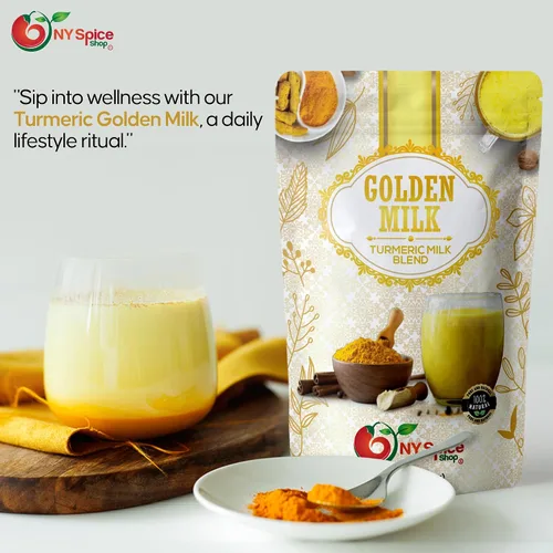 Miniatura 6 de NY SPICE SHOP Golden Milk Superfood en polvo – 4 onzas (onza) Instant Latte Mix Superfood con cúrcuma – Mezcla de superalimentos de cúrcuma, canela