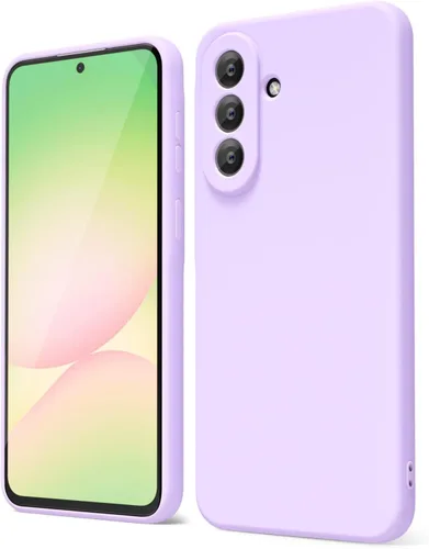 Miniatura 256 de oakxco Funda para teléfono Samsung Galaxy A12 con agarre de silicona líquida, linda delgada fina suave cubierta de gel de goma TPU lisa para mujeres