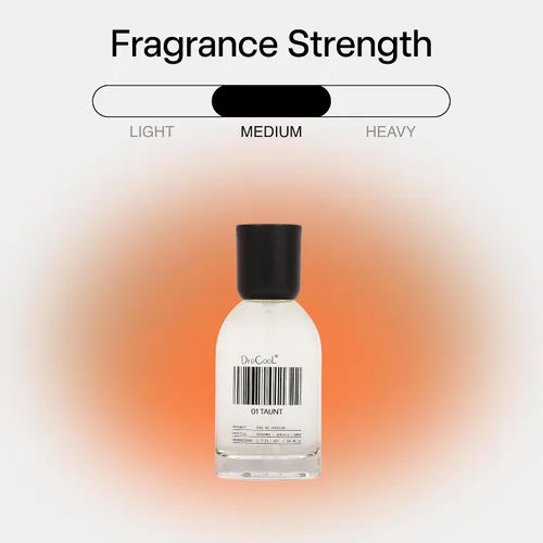 Miniatura 2 de DedCool Eau de Parfum 01 Taunt Fragancia de Lujo Unisex Bergamota, Floral, Cassis, Vainilla y Ámbar Perfume Vegano No Tóxico Aroma Limpio