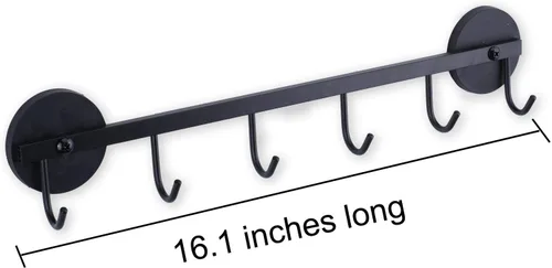 Miniatura 4 de Soporte magnético para utensilios de 6 ganchos, organizador de herramientas para refrigerador, gabinete de metal, estufa de metal, parrilla, barbacoa
