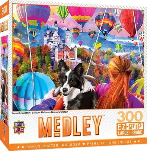 Miniatura 8 de Masterpieces Rompecabezas EZ Grip de 300 piezas, tótems de animales, 18 x 24 pulgadas