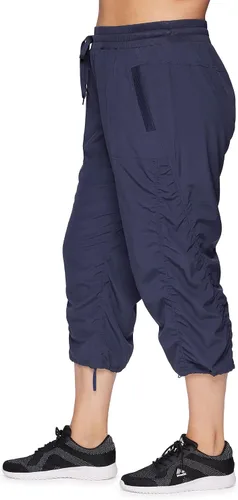Miniatura 20 de RBX Pantalón capri tejido ligero con cordón para mujer, talla grande