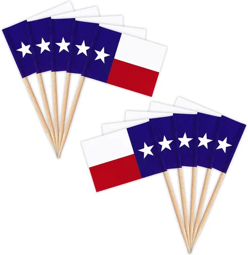 Miniatura 36 de ZXvZYT Banderas de palillos de dientes cubanos con bandera de Cuba, decoración pequeña para cupcakes de Cuba, decoración de frutas y cóctel