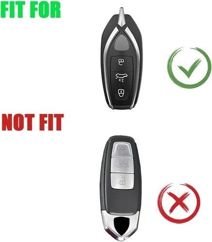 Miniatura 2 de Funda protectora de aleación de aluminio para llavero compatible con Lamborghini URUS 2021-2022 (negro)