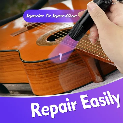 Miniatura 5 de EDSRDXS - Kit de pegamento de soldadura y unión UV, kit de resina UV con luz UV de 3 W, secado rápido e impermeable, pegamento de soldadura