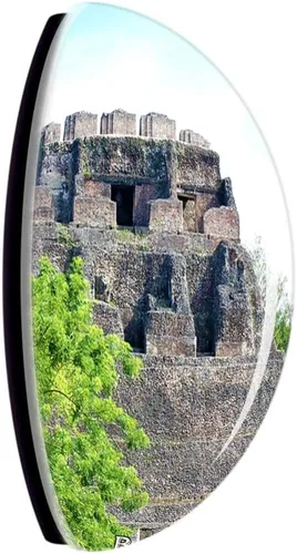 Miniatura 2 de Belice Caracol Mayan Ruins Cayo Nevera Imán 3D Cristal Turístico Ciudad Viaje Recuerdo Colección Regalo Fuerte Refrigerador Pegatina