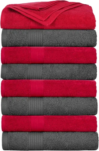 Miniatura 30 de Ample Decor Juego de 12 toallas de baño de 600 GSM, 100% algodón, 4 toallas de baño, 4 toallas de mano, 4 paños de lavado, absorbentes y suaves