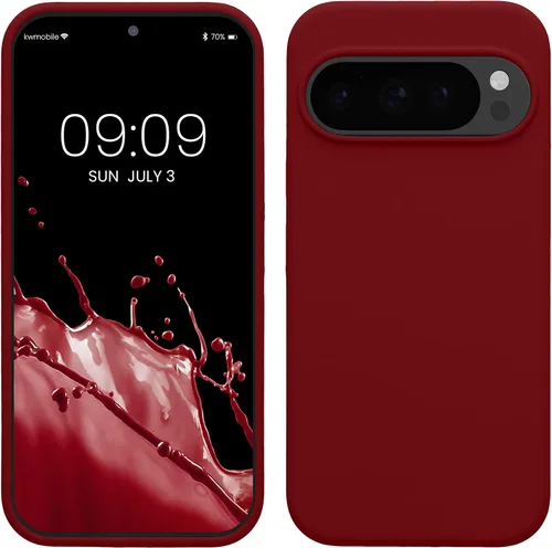 Miniatura 73 de kwmobile Funda Compatible con Google Pixel 6 Pro - Funda de Teléfono de Silicona TPU con Acabado Suave - Azul Caribe