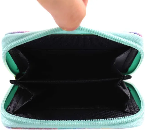 Miniatura 4 de Carteras cortas pequeñas para mujer, con cremallera para niñas y adolescentes
