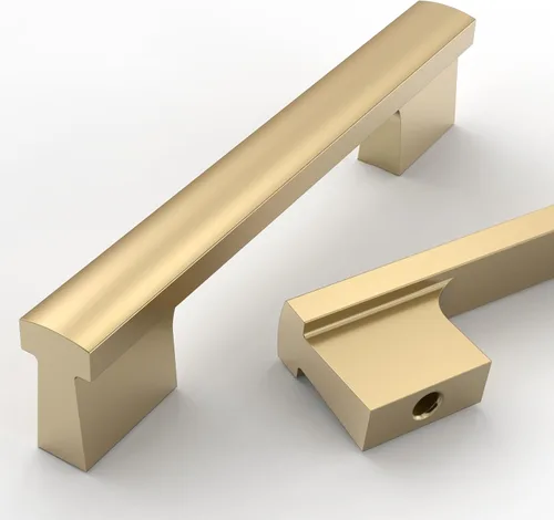 Miniatura 35 de Asidrama - Paquete de 10 tiradores de gabinete de 3 pulgadas (76mm) de níquel satinado cepillado, tiradores de gabinete de níquel satinado, herrajes