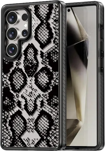 Miniatura 17 de Rosarnnah Funda compatible con Samsung Galaxy S24 Ultra, bonita estética, a la moda, divertida funda con estampado de gatito y gato, duradera a