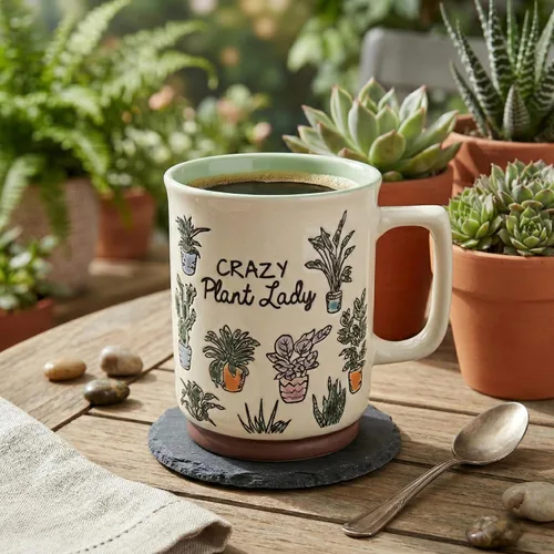 Miniatura 2 de Taza Crazy Plant Lady de 18 onzas