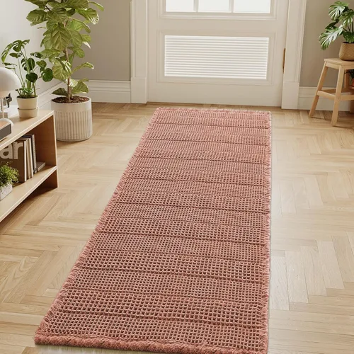 Miniatura 27 de H.VERSAILTEX Alfombra de baño de goma eva súper absorbente, alfombras de baño antideslizantes para piso de baño, alfombras de baño lavables a Crema