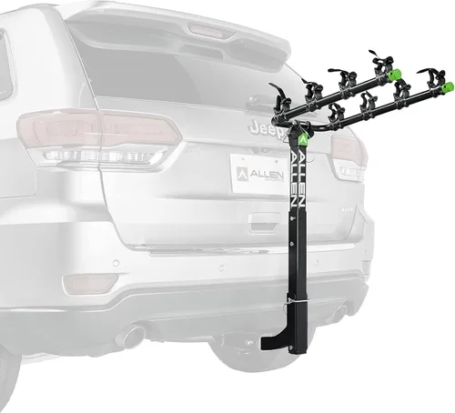 Miniatura 14 de Allen Sports Premier - Portabicicletas con bloqueo de liberación rápida para 4 bicicletas para enganche de 2 pulgadas en vehículos con neumático