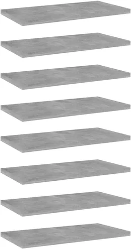 Miniatura 7 de Tableros de estantería 8 piezas, tablones de repuesto para estantería, estante de madera, estante de melamina, madera sin terminar, para renovar