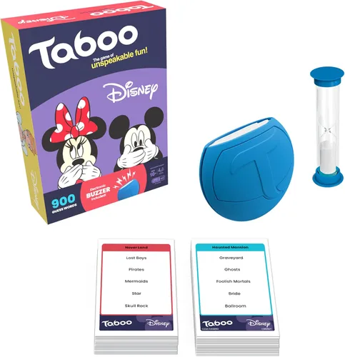 Miniatura 2 de Taboo: Edición Disney Juego de mesa de fiesta Juego temático de adivinar palabras en familia Mercancía oficialmente licenciada Juego para 2
