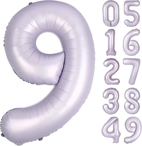 Miniatura 80 de Globo de cumpleaños número 4 dorado de 40 pulgadas, globos gigantes del número cuatro 14 24 34 40 44 2024, globos grandes de lámina de mylar para Oro