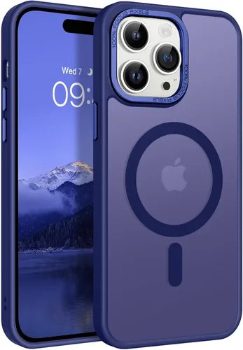 Miniatura 11 de BENTOBEN Funda magnética para iPhone 14 Pro [compatible con Magsafe] translúcida mate 14 Pro, delgada, a prueba de golpes, para mujeres, hombres