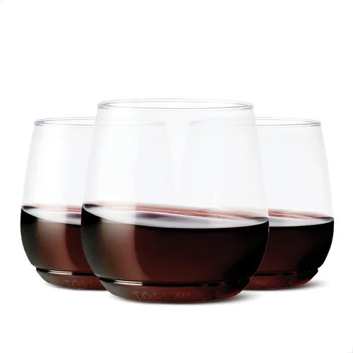 TOSSWARE POP - Juego de 48 vasos de whisky Vino Jr de 12 onzas, calidad premium, reciclable, irrompible y cristalino, cóctel, 48 unidades (paquete