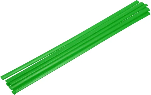 Miniatura 20 de MECCANIXITY 5 varillas de soldadura de plástico amarillo de 0.374 in x 9.843 in HDPE cinta plana de soldadura de plástico para reparar tanques