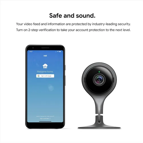 Miniatura 7 de Google Nest Cam Indoor A0005 (1ª generación) - Cámara con cable de 1080p solo - Unidad de repuesto - Embalaje a granel - Funciona con la aplicación