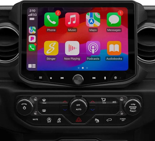 Miniatura 4 de Stinger HEIGH10 Wrangler JL (18-23) y Gladiator JT (20-23) Estéreo de coche con pantalla táctil HD de 10 pulgadas, radio automática Apple