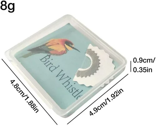 Miniatura 7 de Novedosos juguetes de silbato de pájaro, lengua original de pájaro mágico que llama, trucos orales, broma y tuiteo, juguetes para regalo (blanco)