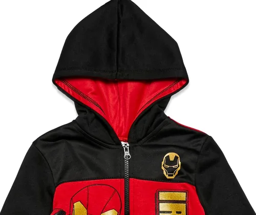 Miniatura 4 de Marvel Avengers - Sudadera con capucha y medio cierre