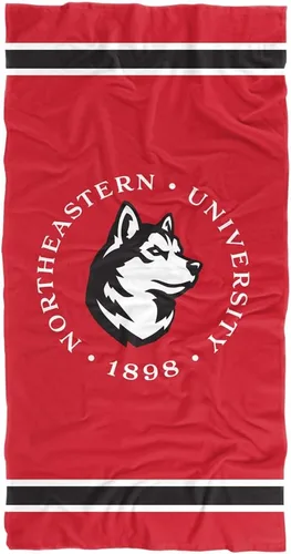 Miniatura 134 de LOGOVISION Manta Abilene Christian University, 30 x 60 pulgadas, logotipo primario CottonFront/PolyBackBeachTowel