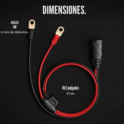 Miniatura 7 de NOCO GC002 X-Connect Accesorio de Terminal de Ojal M6 para Cargadores de Batería Inteligentes Genius