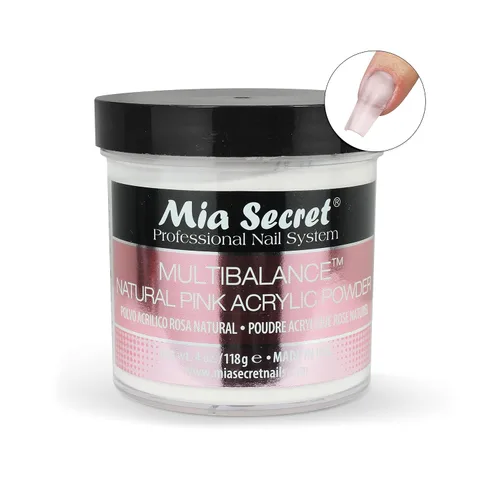 Miniatura 2 de Mia Secret Polvo Acrílico Multi Balance Natural Rosa - 4 Oz
