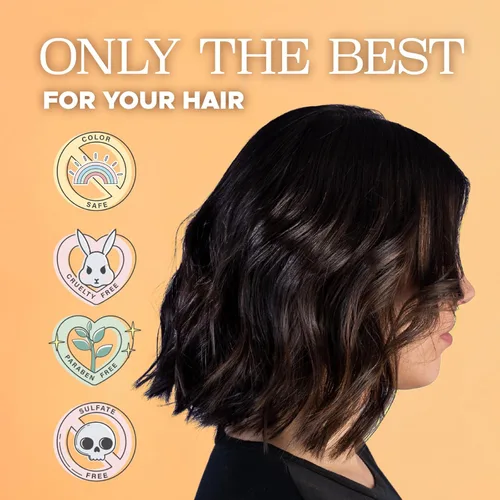 Miniatura 6 de Set de Champú y Acondicionador Luseta para Cabello con Cúrcuma y Colágeno, Champú Voluminizador para Cabello Fino o Graso, Libre de Sulfatos