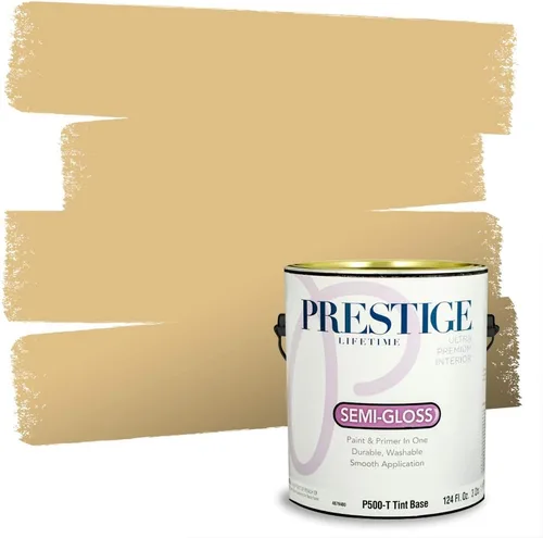 Miniatura 25 de PRESTIGE Paints Exterior Paint and Primer In One, 1-Gallon, Satin, Comparable Match of Benjamin Moore* Royal Linen* 931BM-PCM