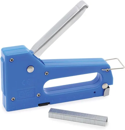 Miniatura 3 de Dritz Home 9052 - Pistola de grapas resistente, 7/16 pulgadas con 100 grapas, color negro