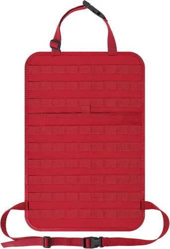 Miniatura 9 de Organizador de respaldo de asiento de automóvil, panel táctico Molle a prueba de hundimiento, protector de asiento de vehículo de nailon