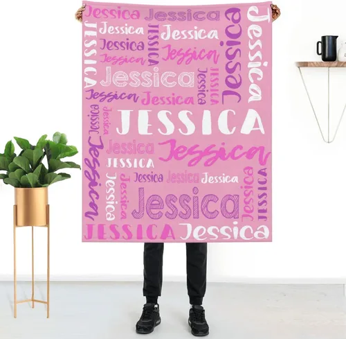 Miniatura 30 de Mantas de bebé personalizadas para niñas y niños con nombre, mantas de bebé personalizadas con nombre, mantas personalizadas para niños, artículos