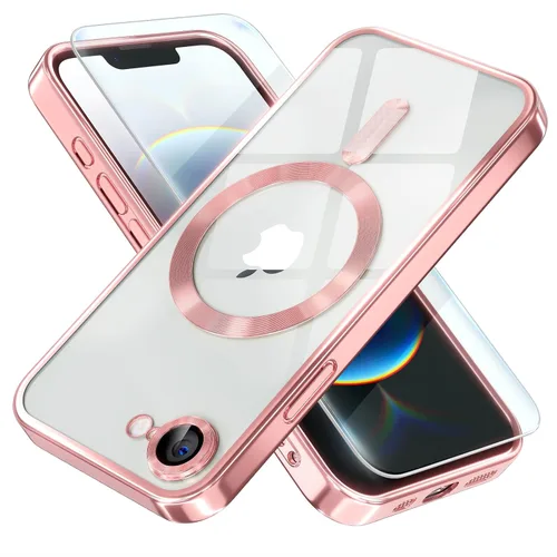 Miniatura 109 de Misea Funda magnética para iPhone 14 compatible con MagSafe [nunca amarillenta] [protección contra caídas de grado militar] protector completo