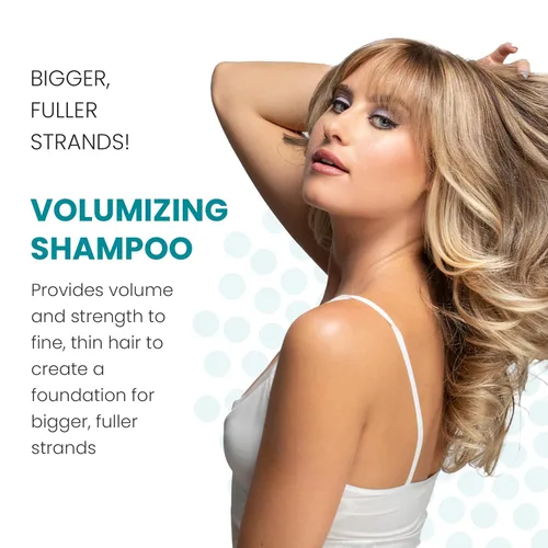 Miniatura 2 de ALOXXI Champú voluminizador para cabello fino o fino teñido con tecnología de células madre de manzana, aceites de oliva y semilla de uva, 10.1