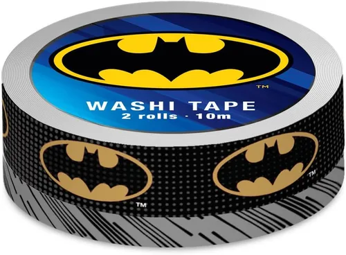 Miniatura 3 de Paper House Productions DC Comics Batman - Juego de 2 rollos de cinta adhesiva decorativa para álbumes de recortes y manualidades