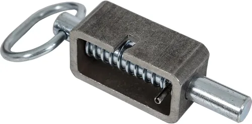 Miniatura 5 de Buyers Products B2598LP Soldadura - Conjunto de cerrojo con resorte de 5/8" con tubo liso y émbolo extendido de 1.31", pasador tratado térmicamente