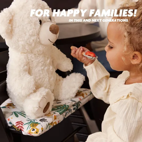 Miniatura 6 de UKJE Cojín Compatible con Stokke Tripp Trapp - Cojín de Asiento Suave para Bebés y Niños Pequeños, Accesorios para Trona, Inserción de Tela de Mono