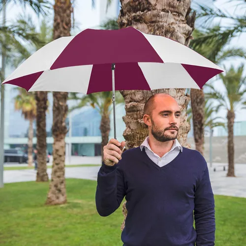 Miniatura 53 de STROMBERGBRAND UMBRELLAS The Spectrum Popular Style - Paraguas de viaje compacto de 42 pulgadas para lluvia, viento y sol, resistente y ligero